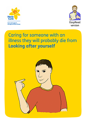 Publication image for easy read for carers - looking after yourself