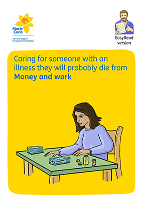 Publication image for easy read for carers - money and work