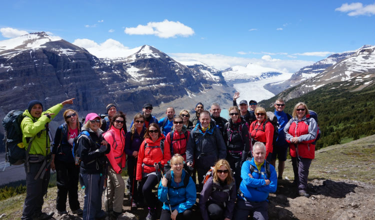 Group photo of walkers