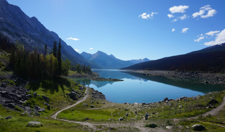 Glacial lake view