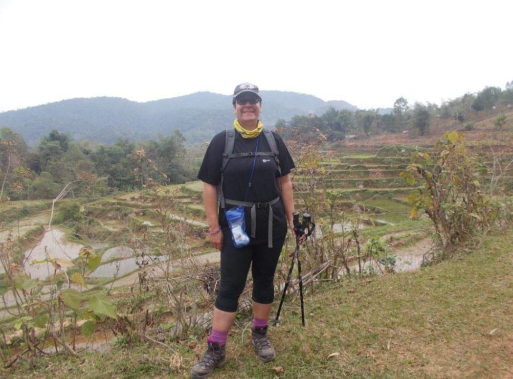 Claire Guise on a trek in Vietnam