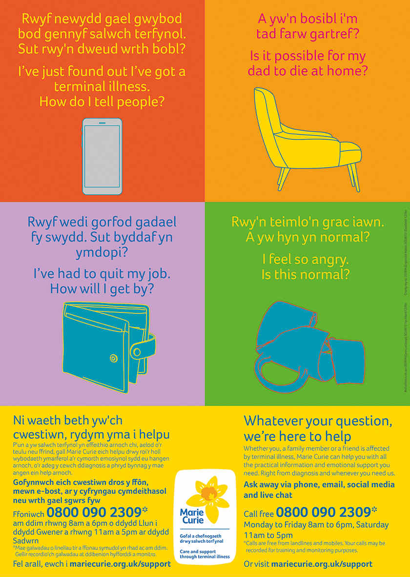 Publication image for information and support service poster (welsh)