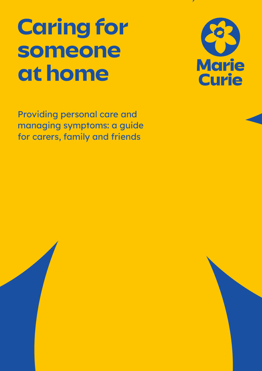 Publication image for caring for someone at home