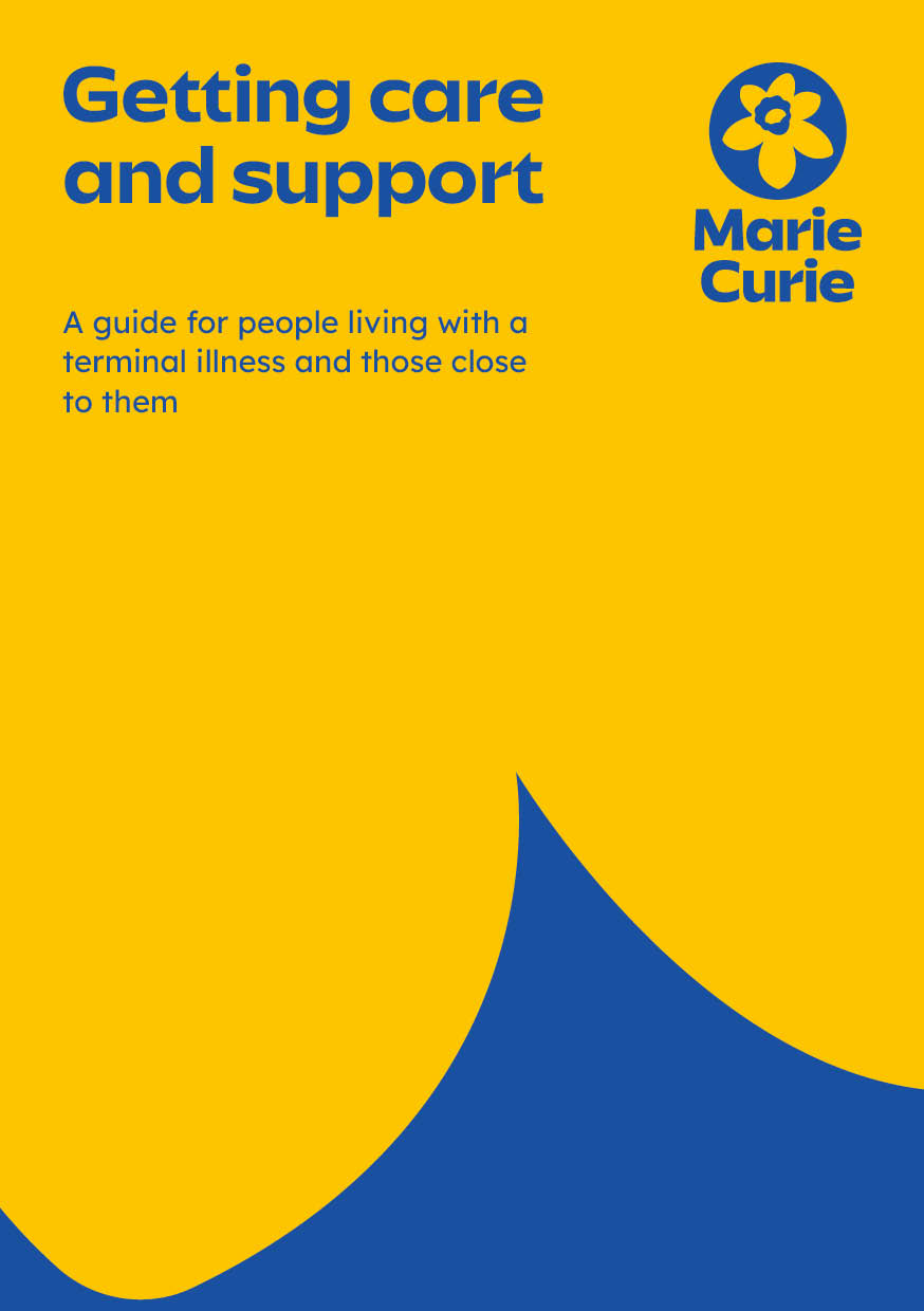 Publication image for getting care and support