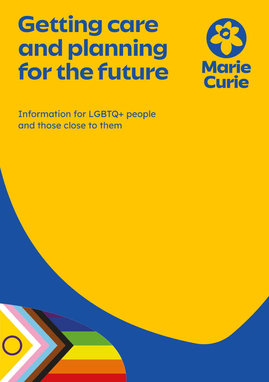 Publication image for lgbtq+ booklet: getting care and planning for the future