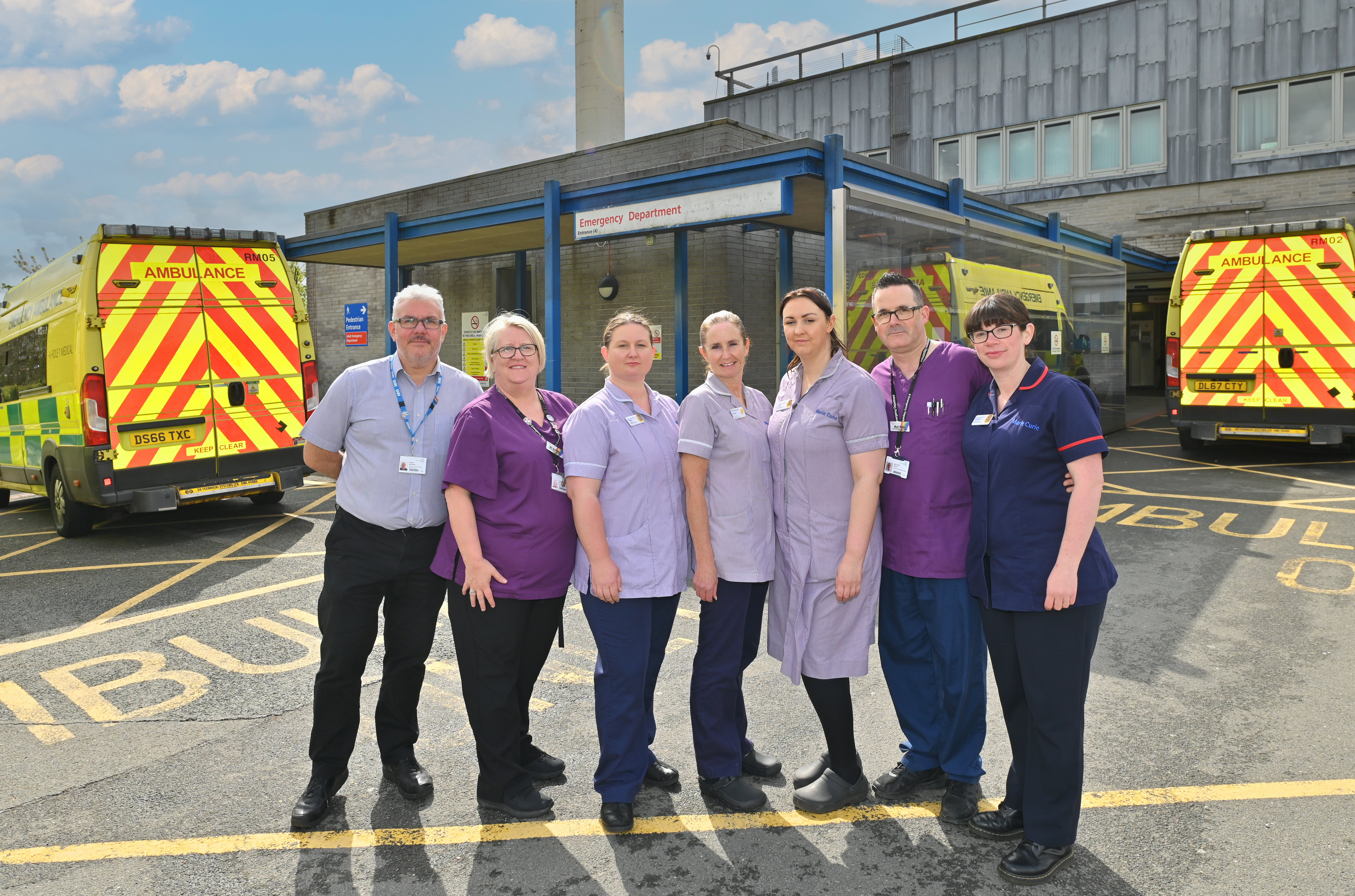 Marie Curie HCAs support end of life patients in UHP's Emergency Department